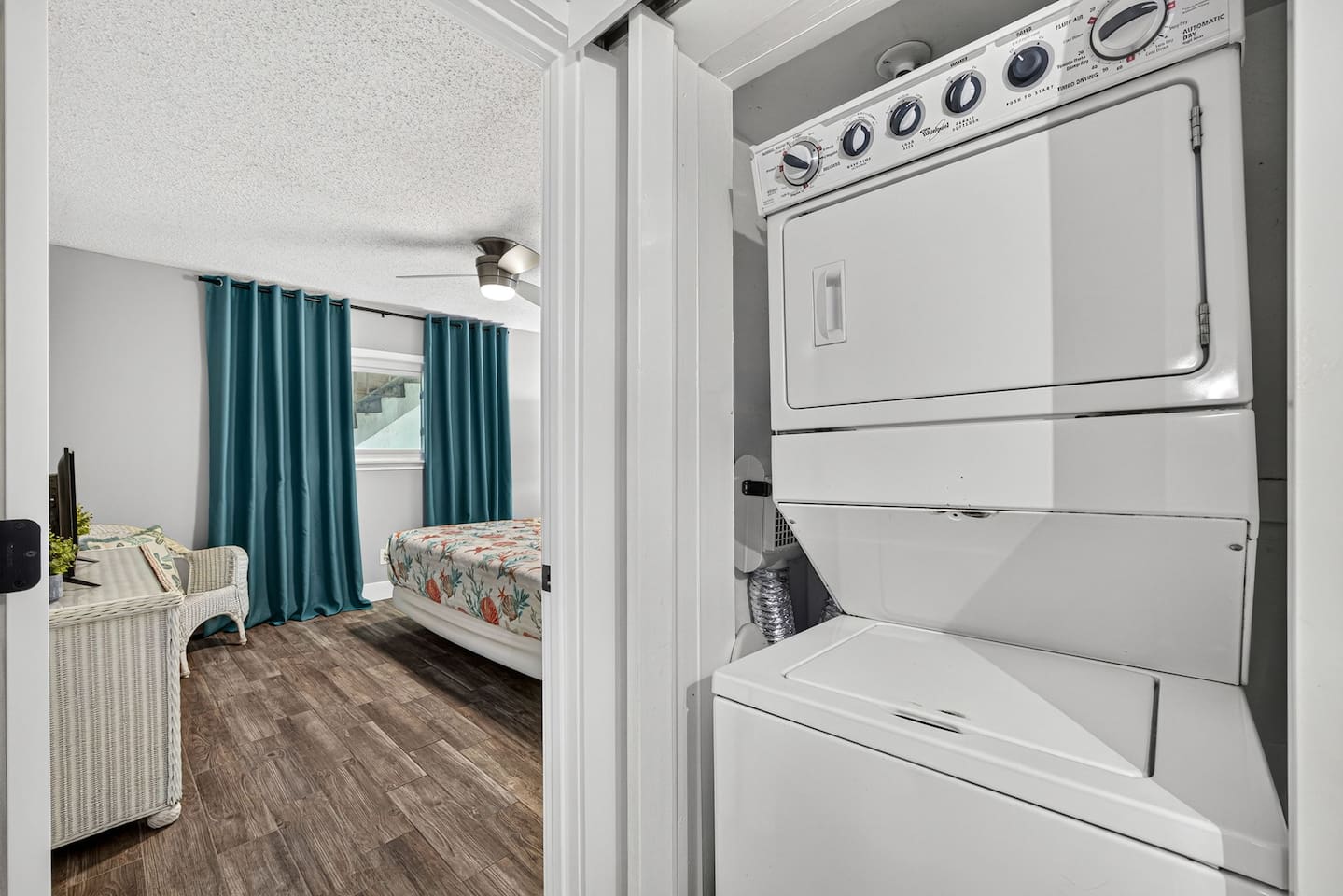 Laundry (washer and dryer) located near back of unit by 3rd bedroom
