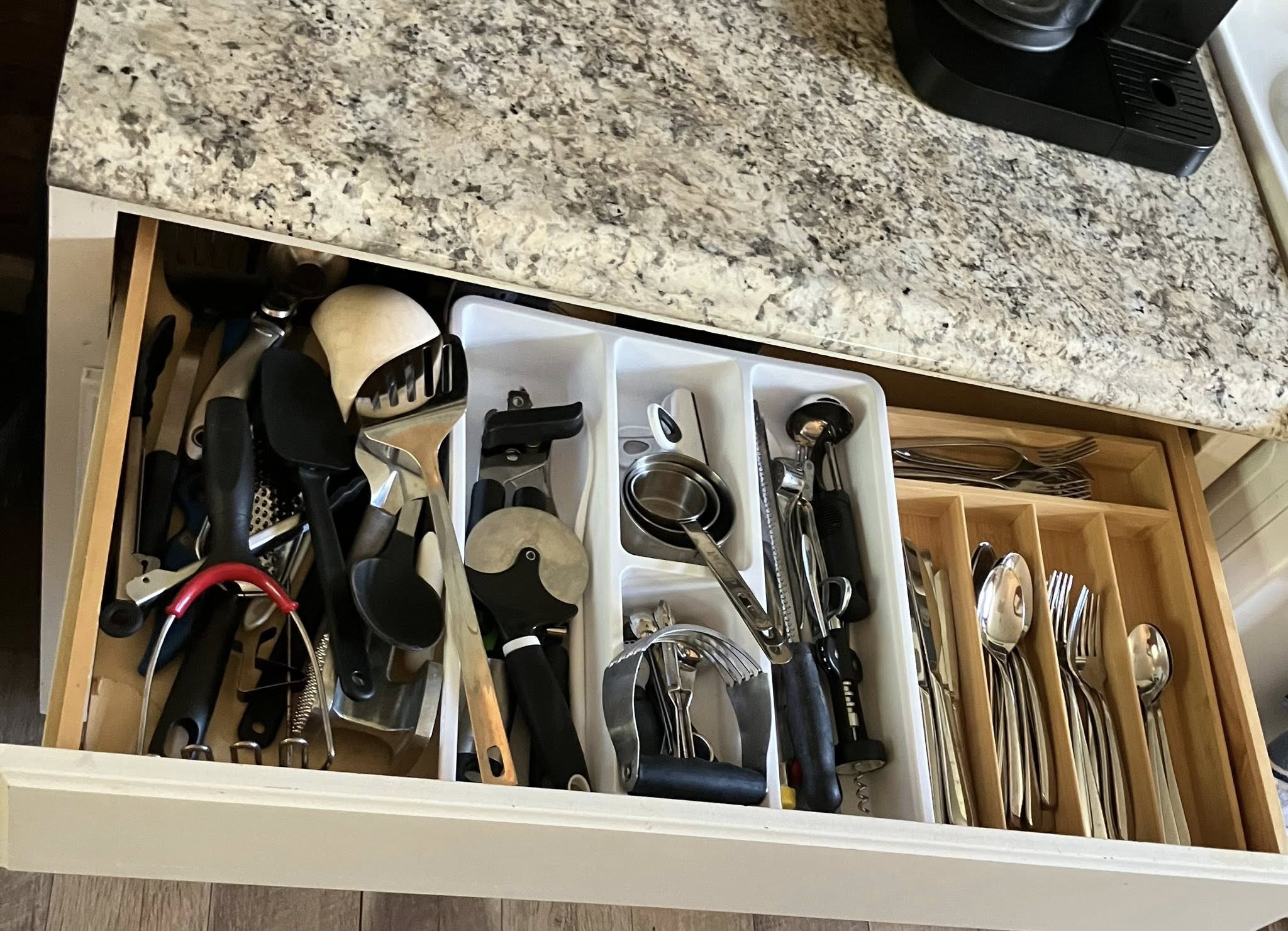 Flatware for eight as well as a great selection of utensils!