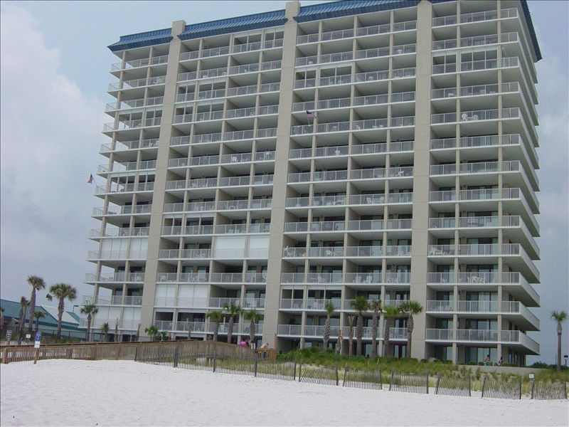 complex from beach