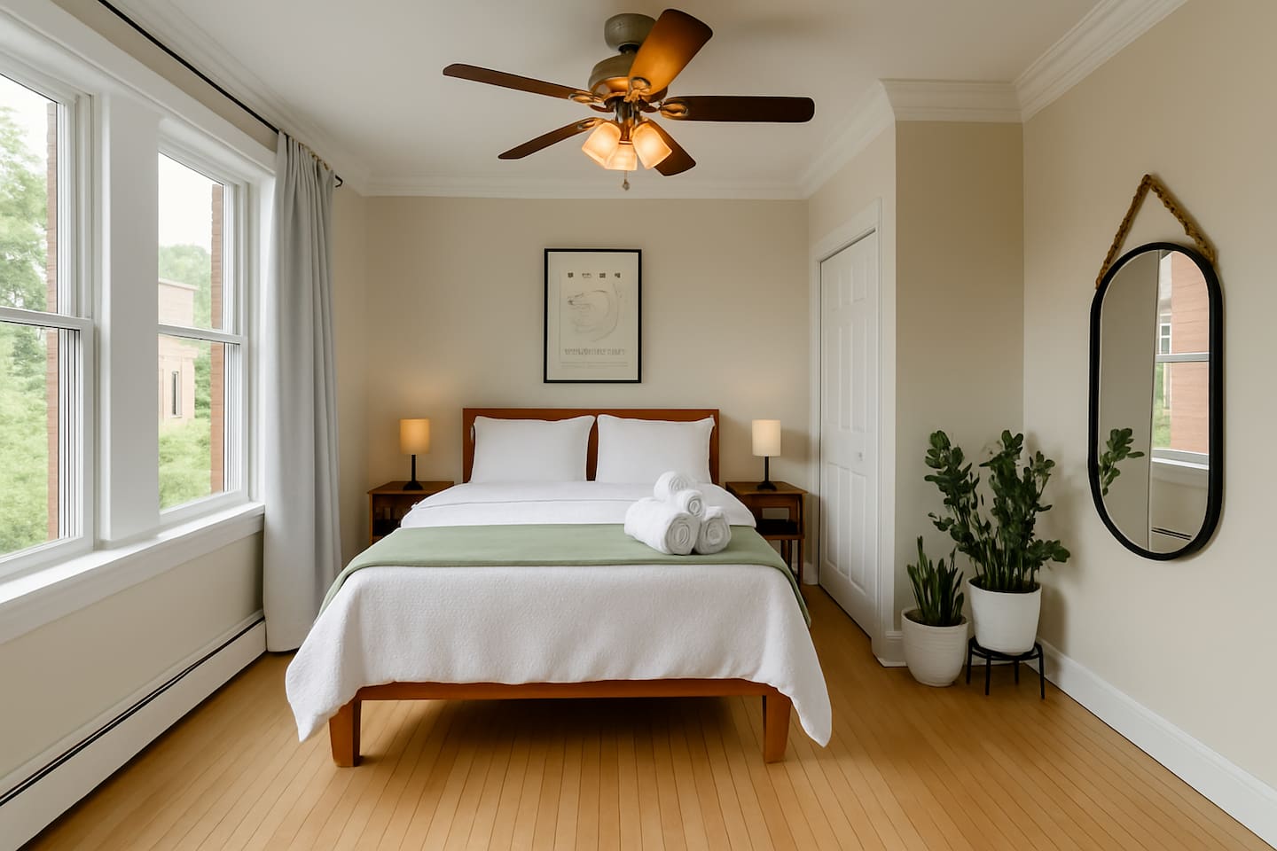 Sun-filled with real Chicago hardwood floors, spacious layout.