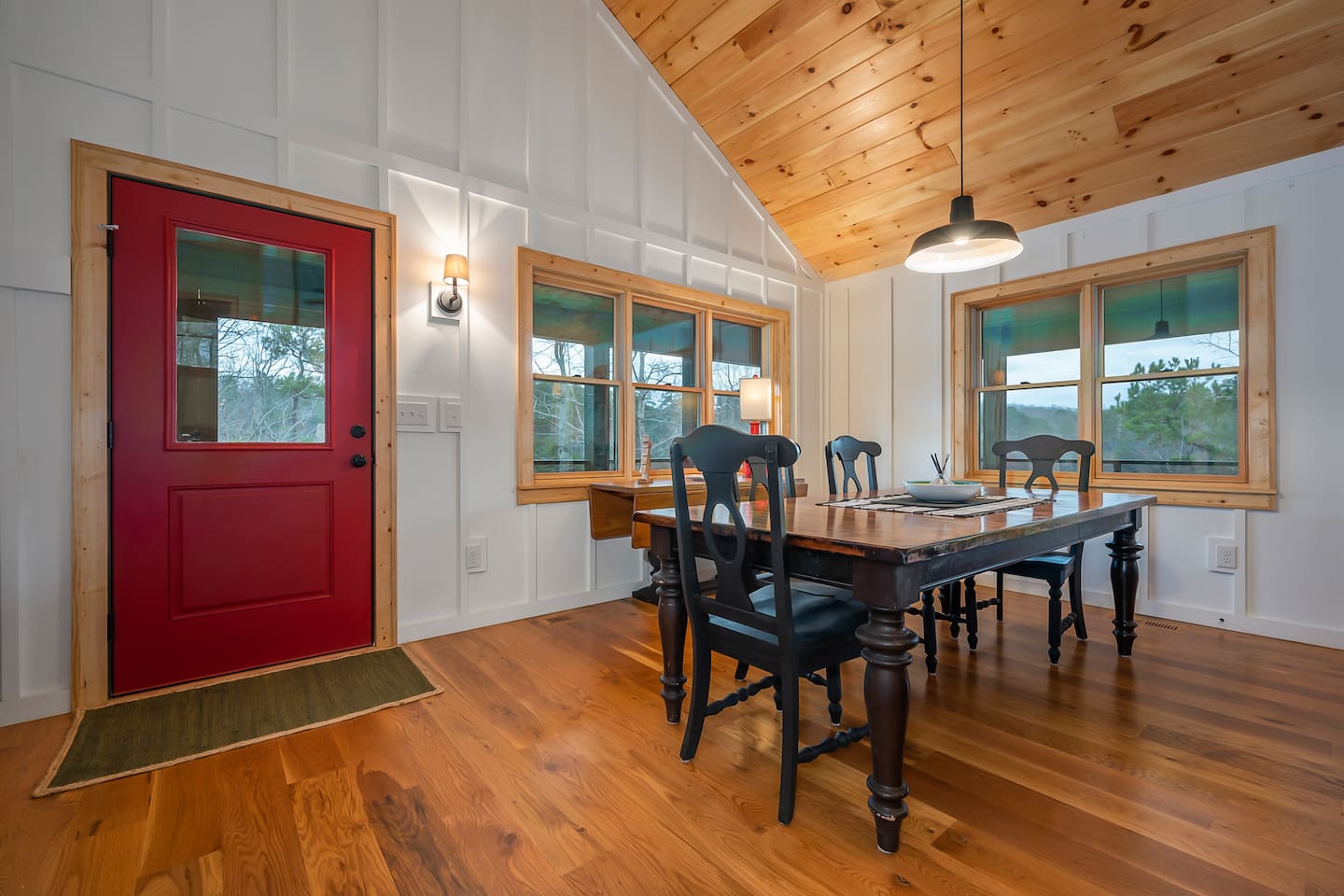 Dining room area on main level of home