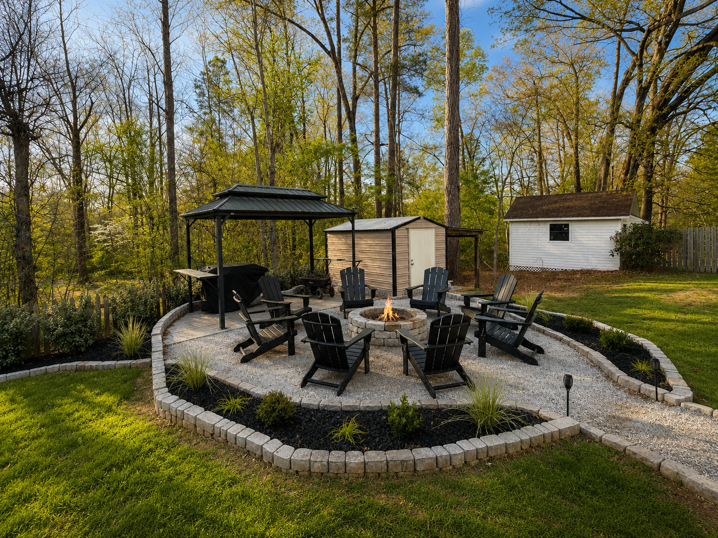 Spend time with your group around the fireplace