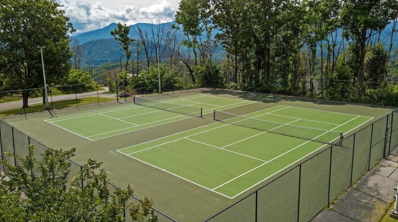 Tennis and a view! Included with your stay.