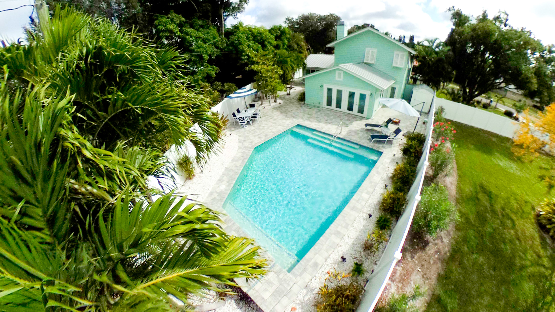 Check out this backyard space!!! Just dreamy!! Ask us about our spring specials!