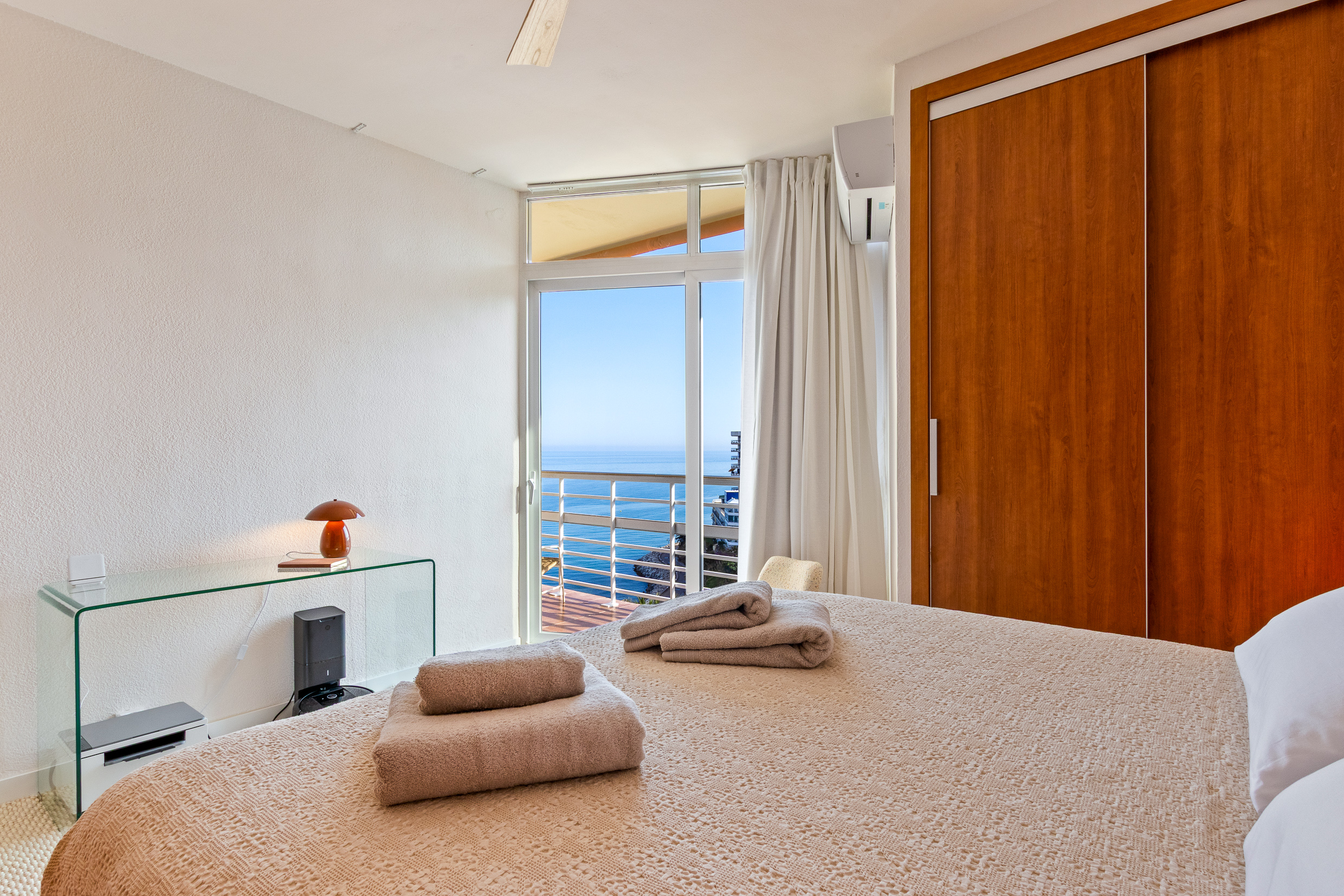 Wake up to a sea view from the comfort of bed.