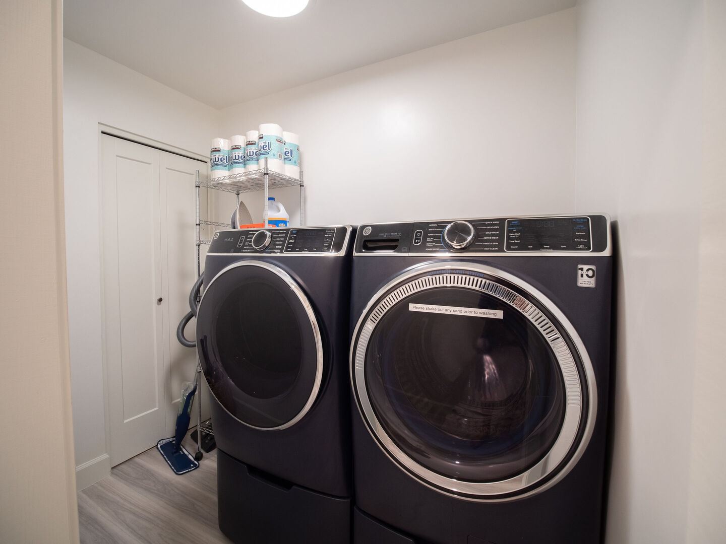 Large washer and dryer