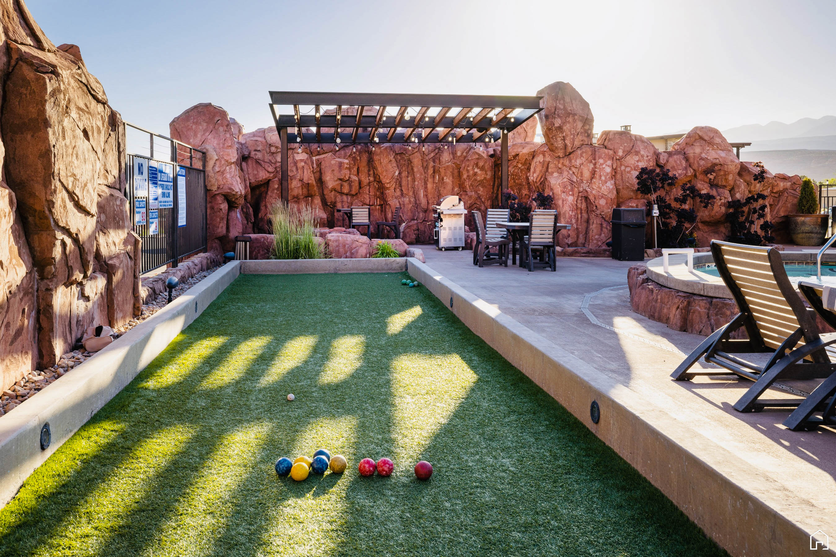 Bocce Ball court