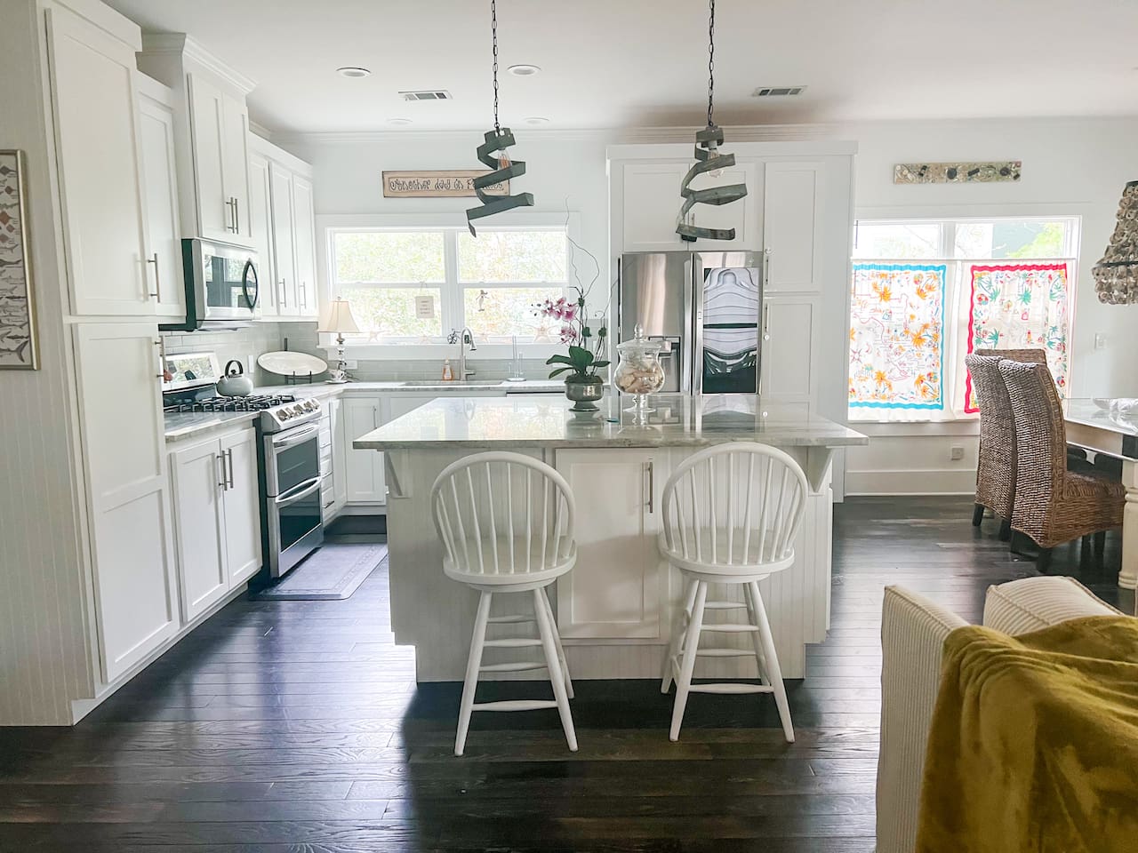 Open floor plan living space