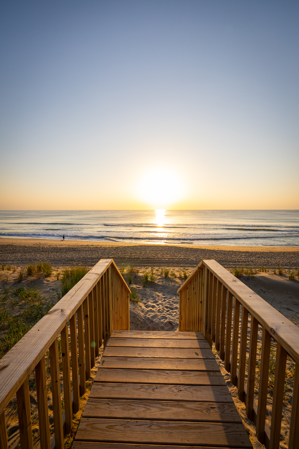 Beach Walkway at Sunrise