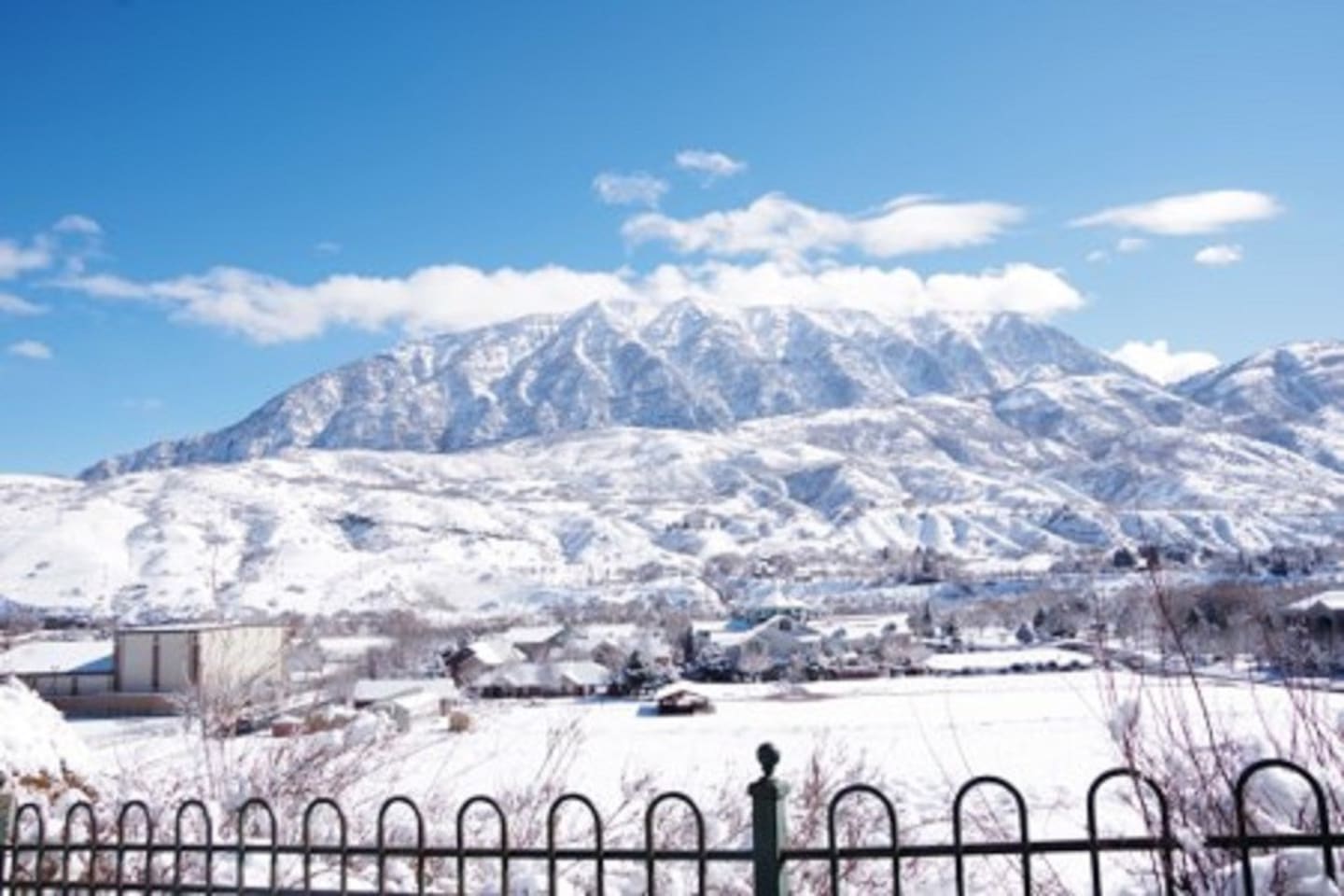 Winter Mountain View