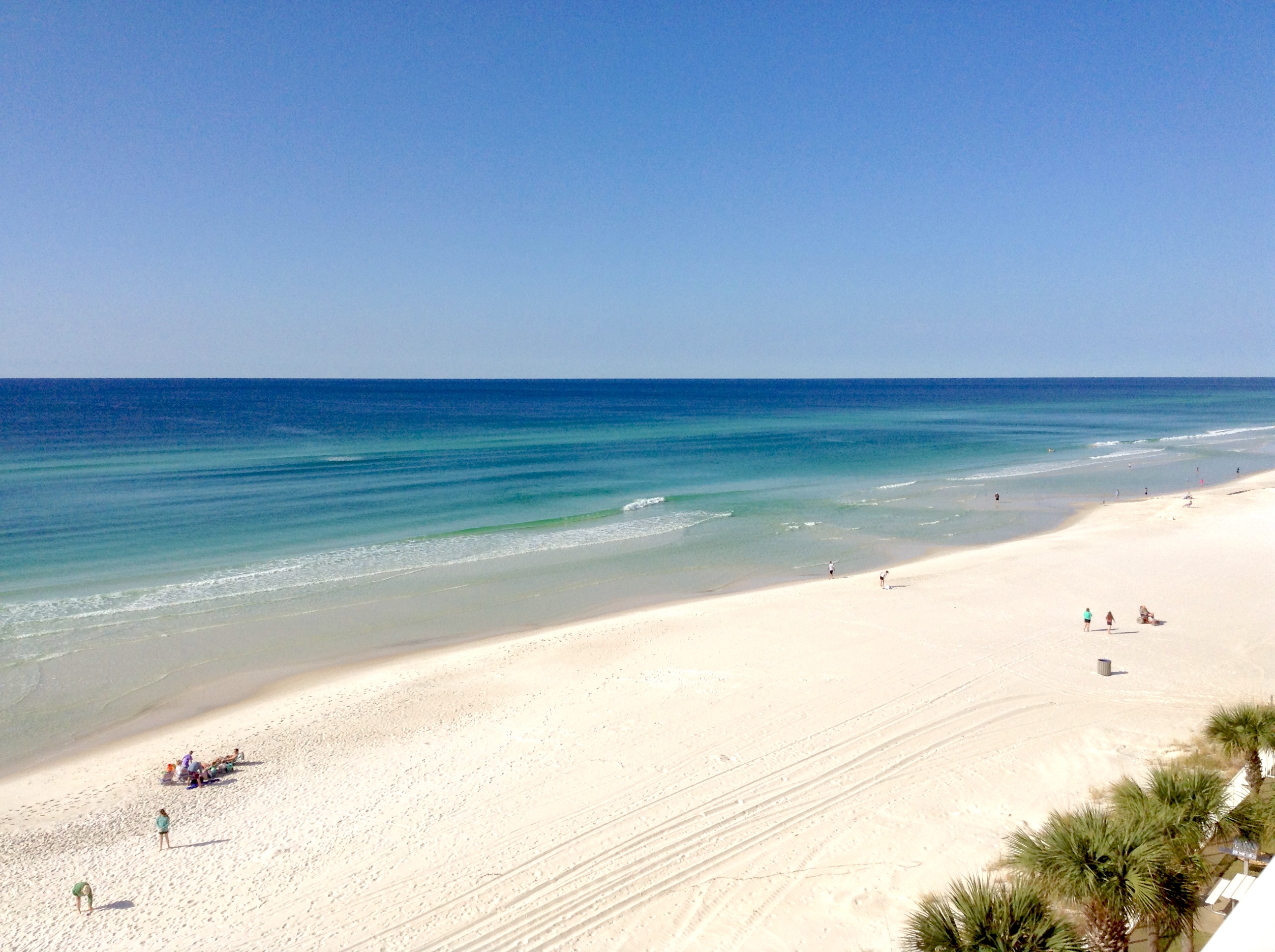 Beach looking west