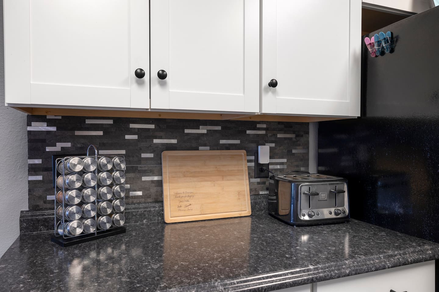 Kitchen: Craft culinary delights in a stylish space with modern appliances and sleek decor!