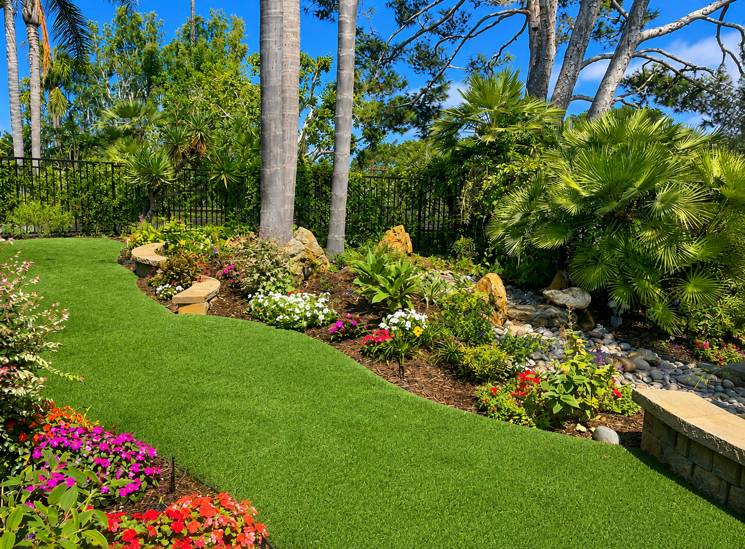 Peaceful gated garden