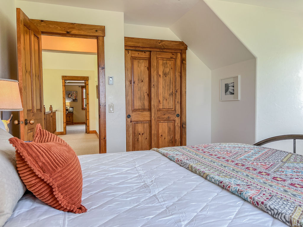 Looking out towards the Upstairs Master Bedroom.