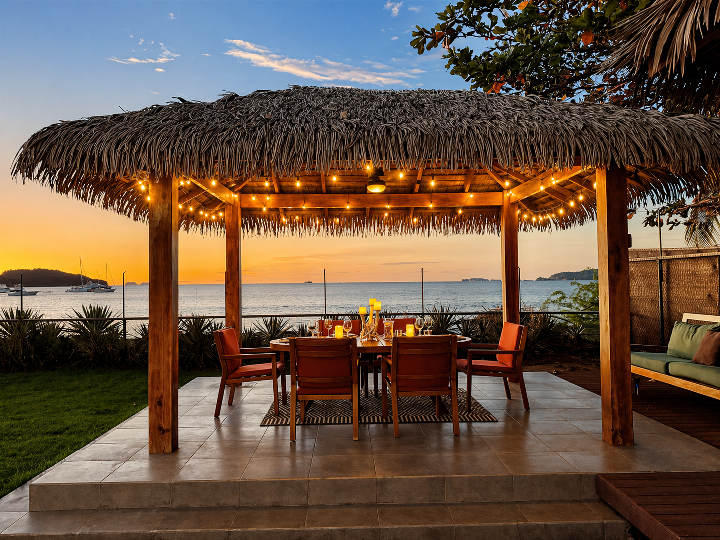 Evening Dinning by the Beach 