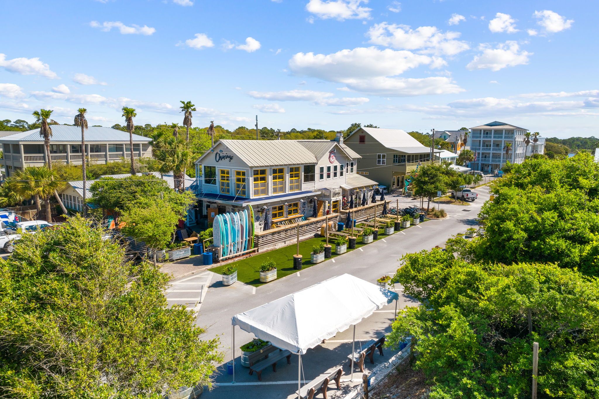 Some local Shops & Eateries (pictured is Chiringo's a casual beachside bar and eatery.