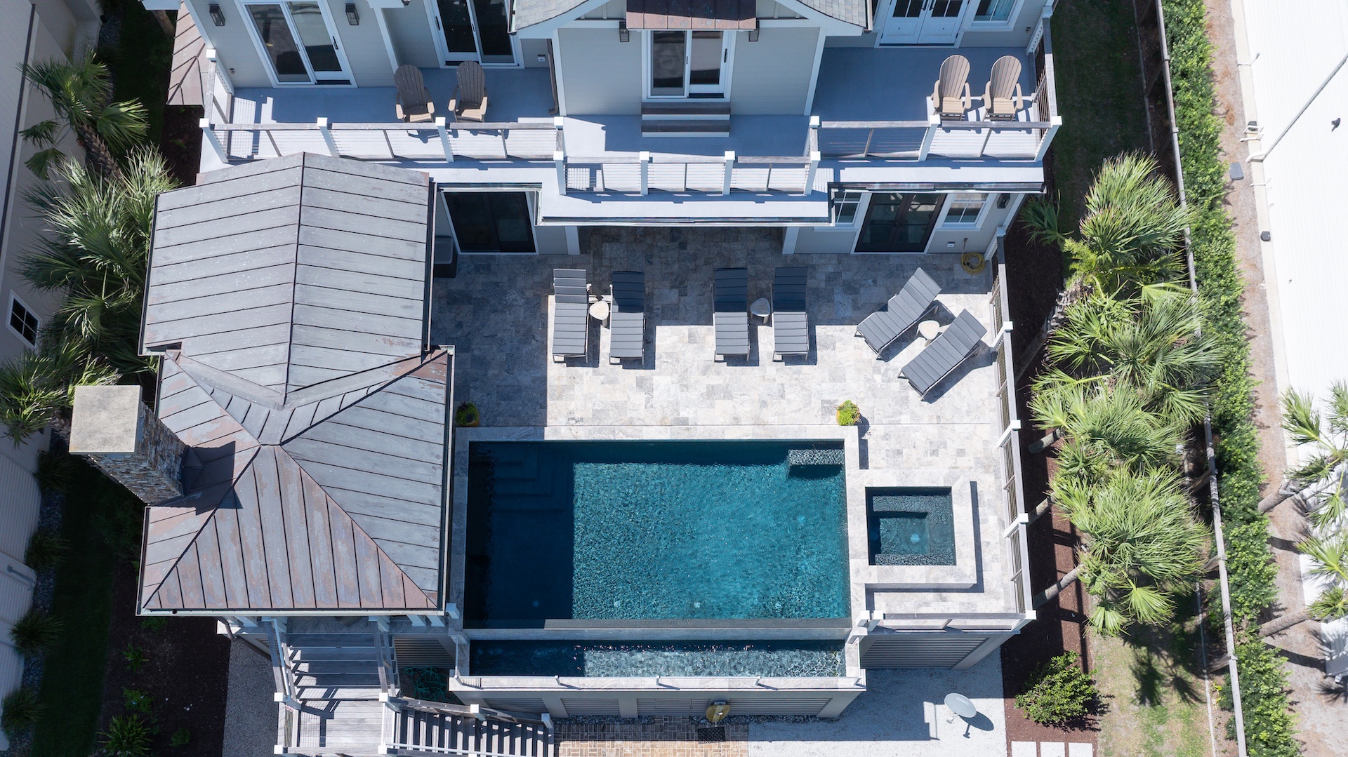 Aerial View | Beach Shelter | 3708 Palm Blvd | Isle of Palms, SC | IOP Escapes