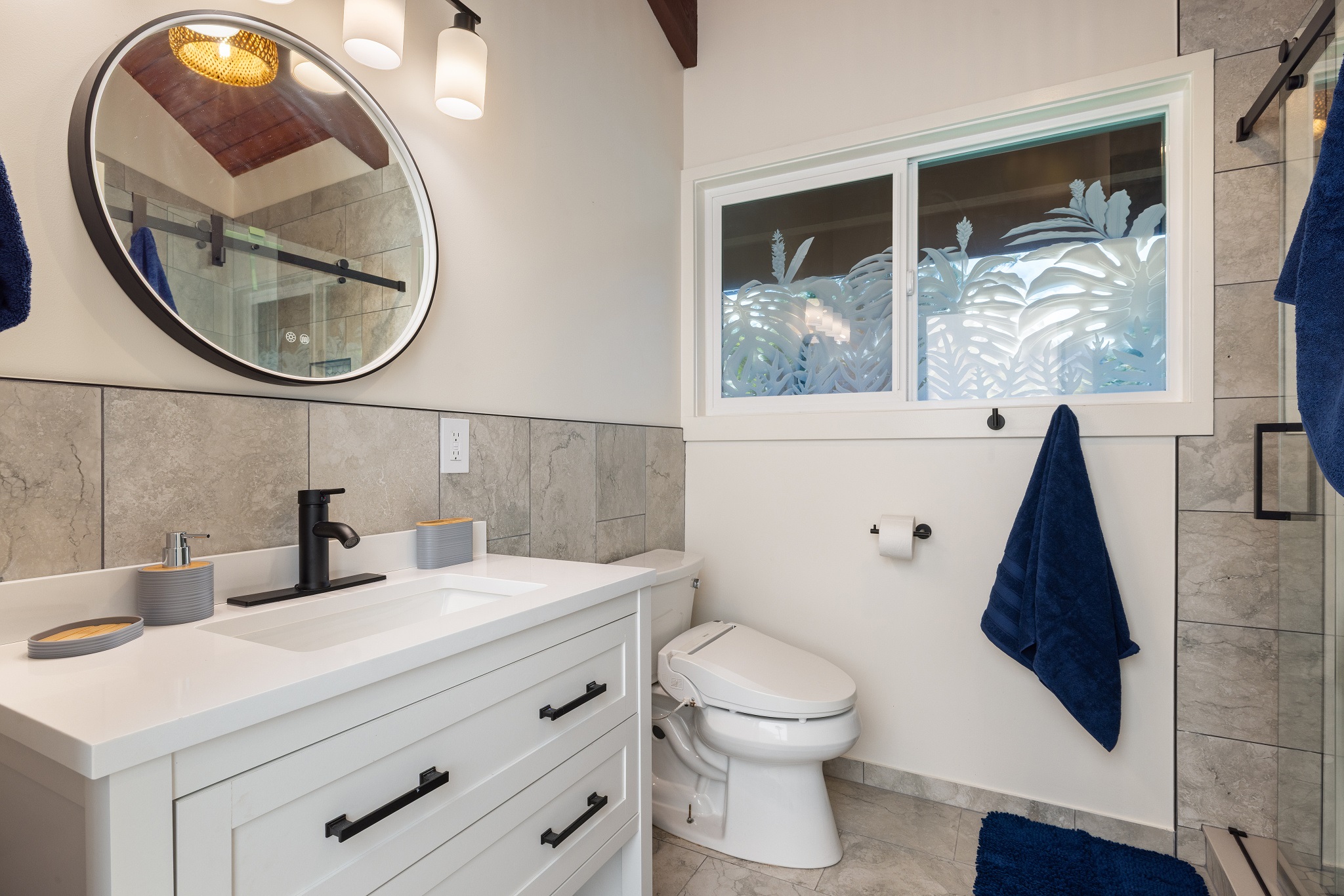 Full bathroom with shower