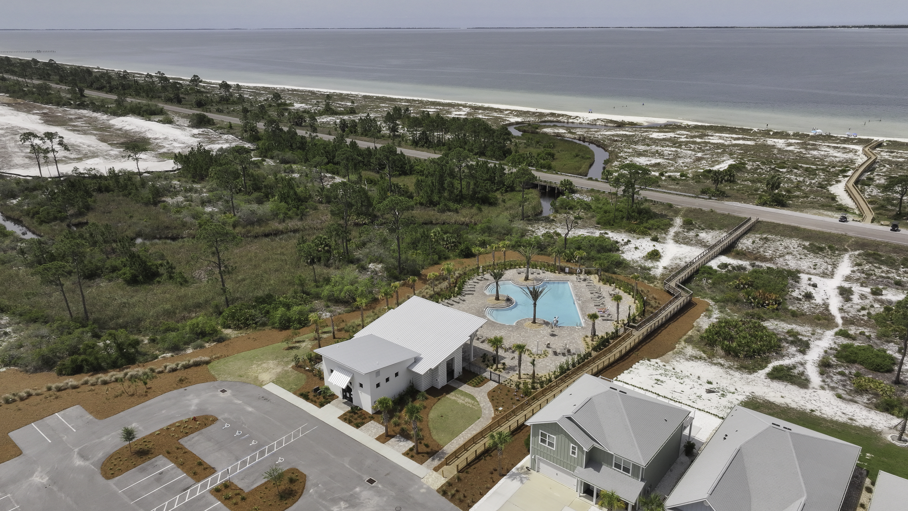 Community North Pool just a 2-minute golf cart ride from the home.