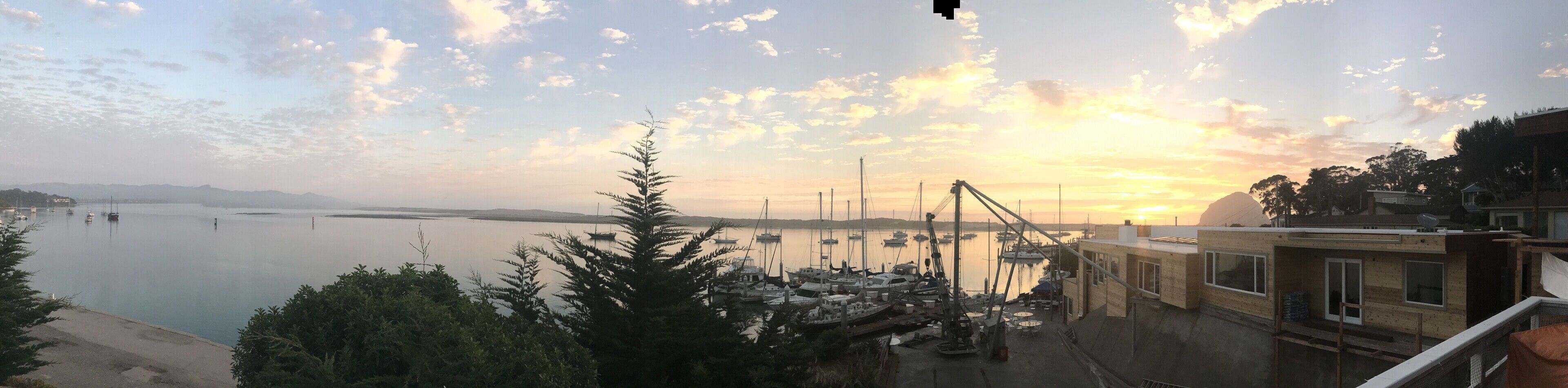 Panoramic view from deck