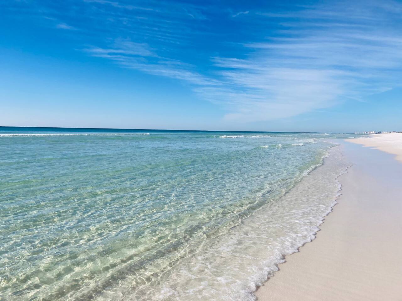 Crystal clear water and coarse, quartz sand - THE BEST WATER AND SAND IN THE COUNTRY!