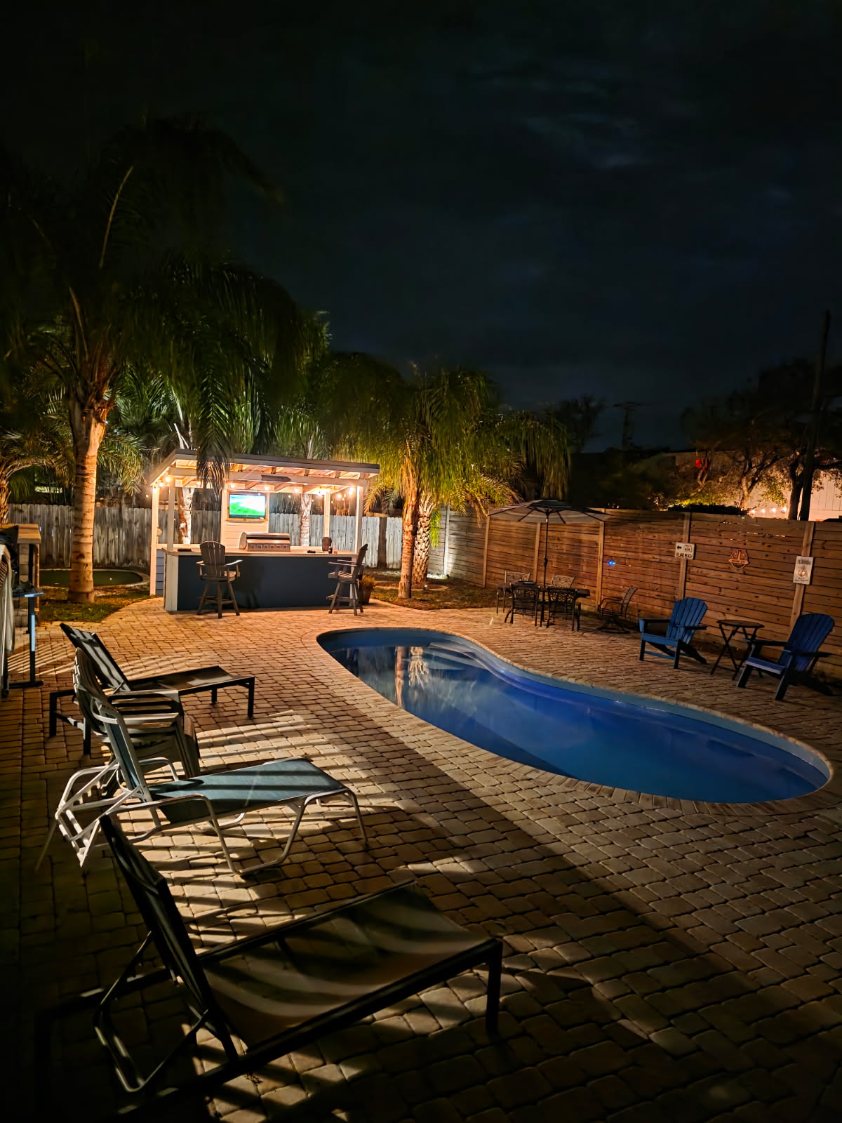Backyard view