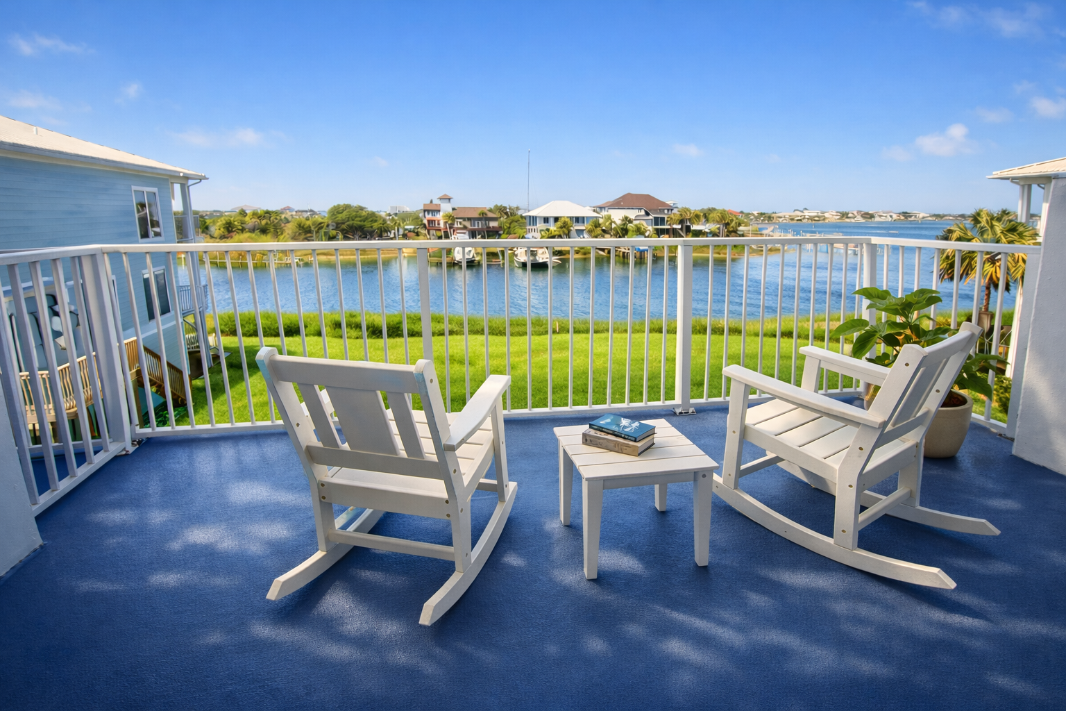 Wake up to relaxing mornings and sunset evenings