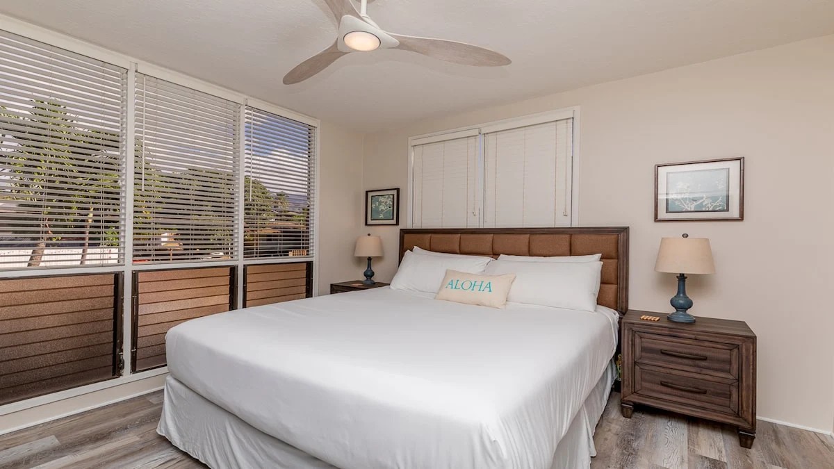 Luxurious queen bed