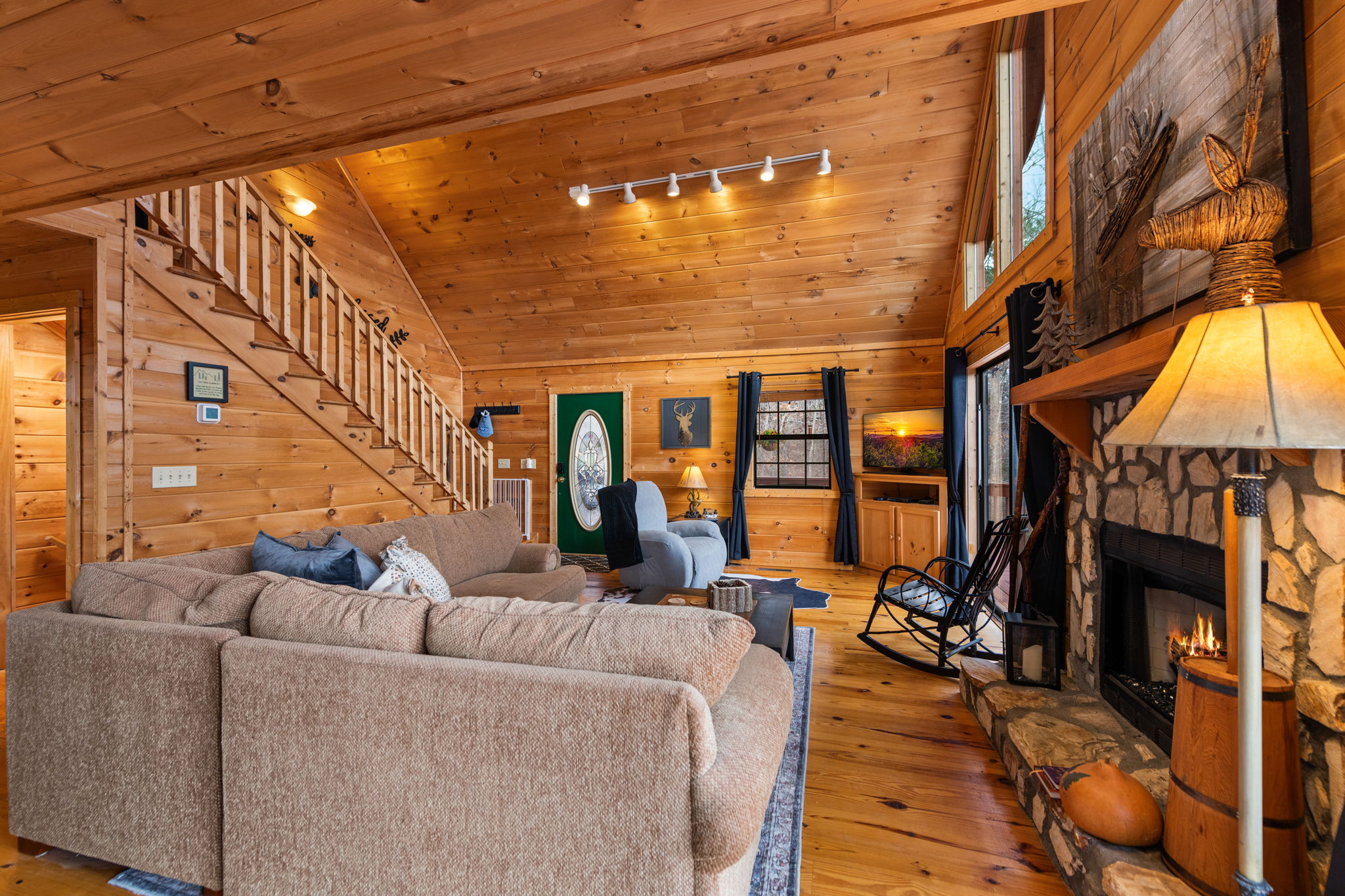 The open layout encourages conversation and shared experiences.