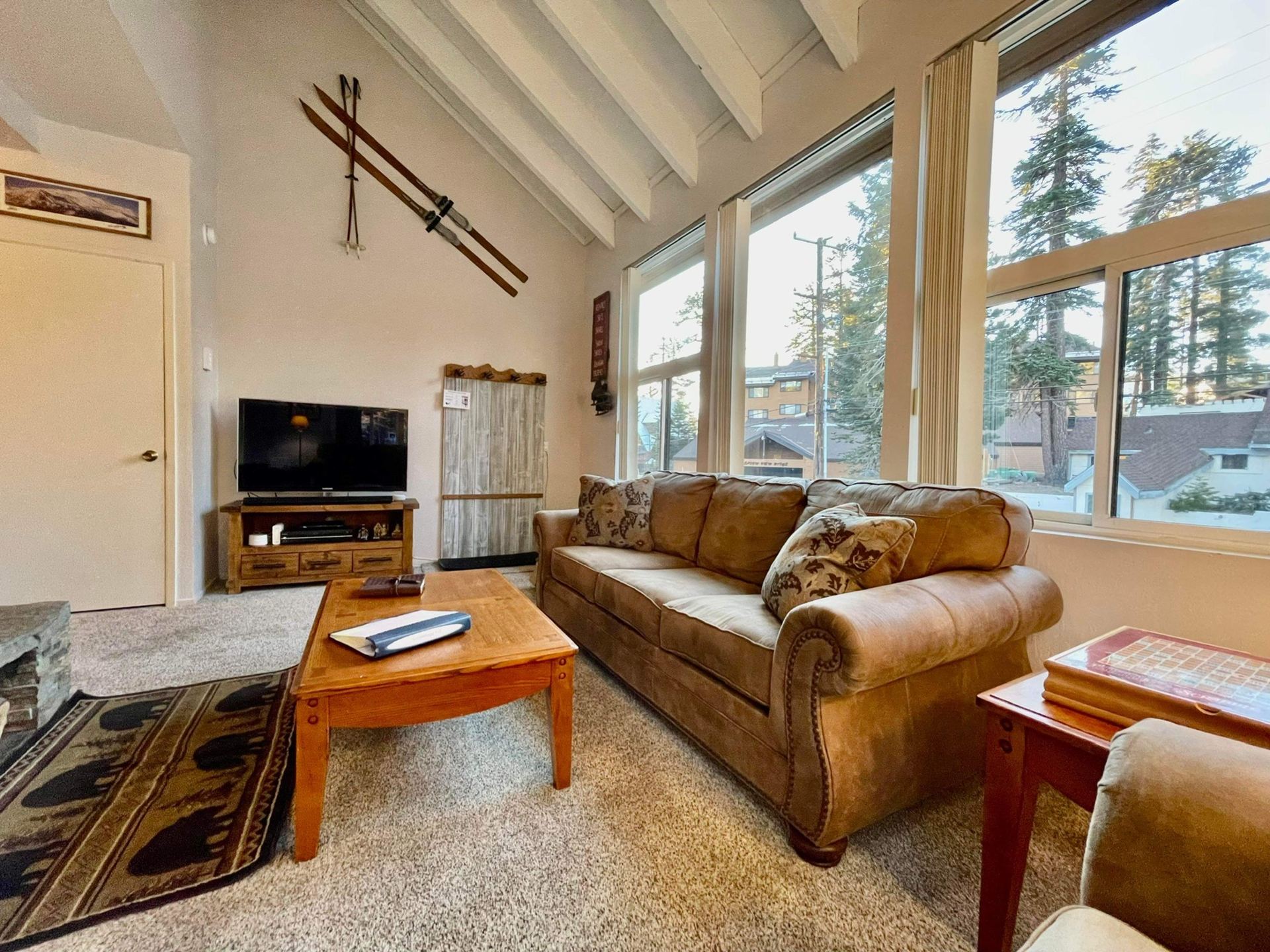Living room at Conestoga 112 vacation rental in Mammoth Lakes