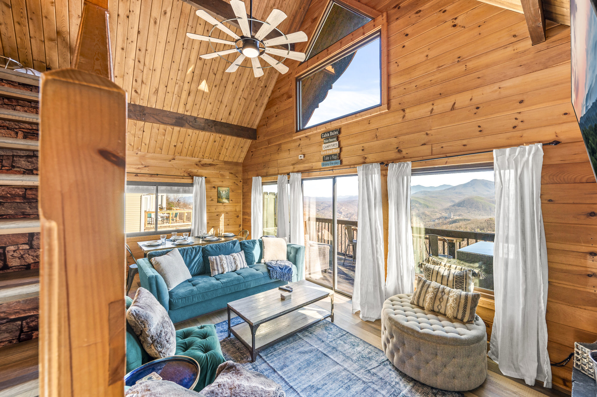 Savor the views from anywhere in the Chalet