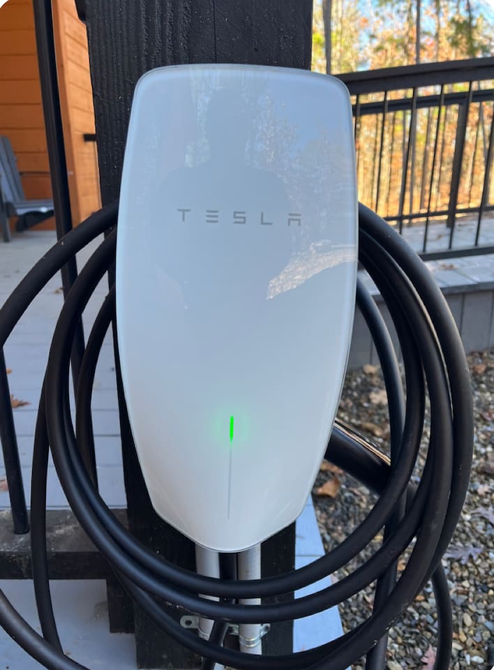 Tesla and J1772 EV Charger