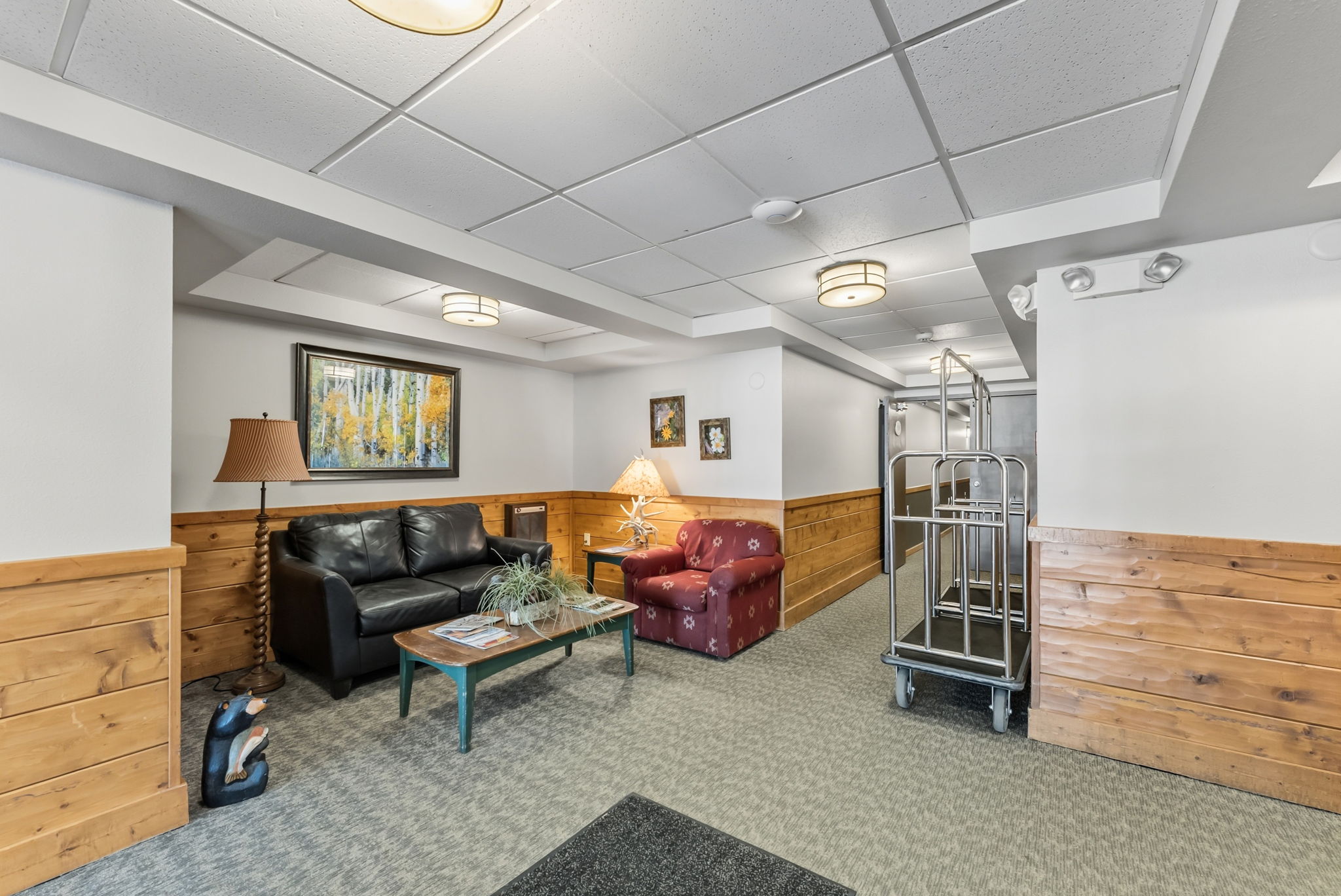 The Lodge at Copper lobby