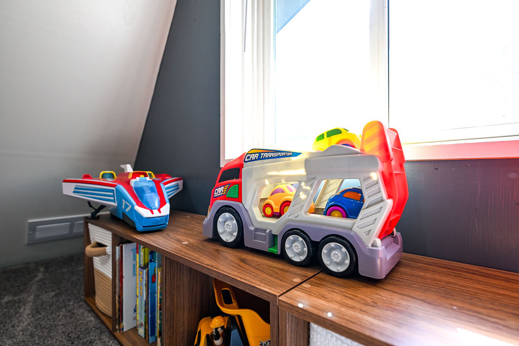 Toys and books for the littlest guests
