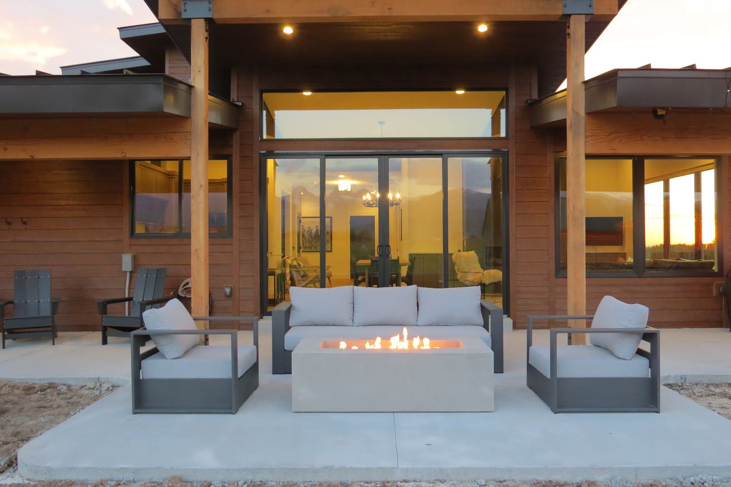 Patio with Teton Views