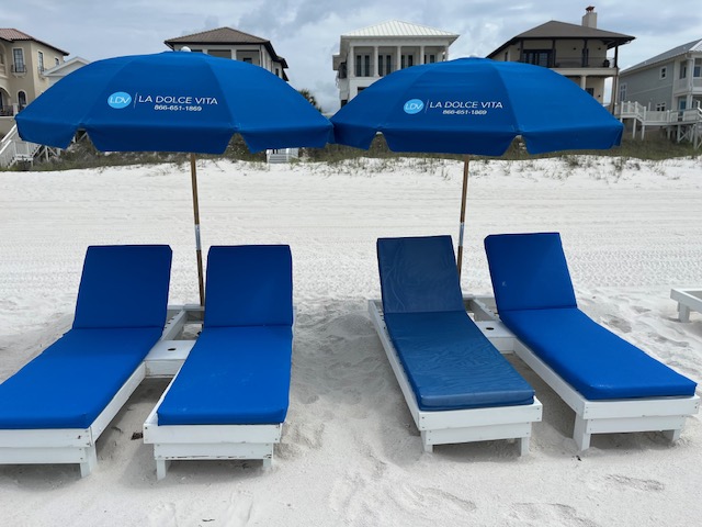 Private Beach Lounge Chairs