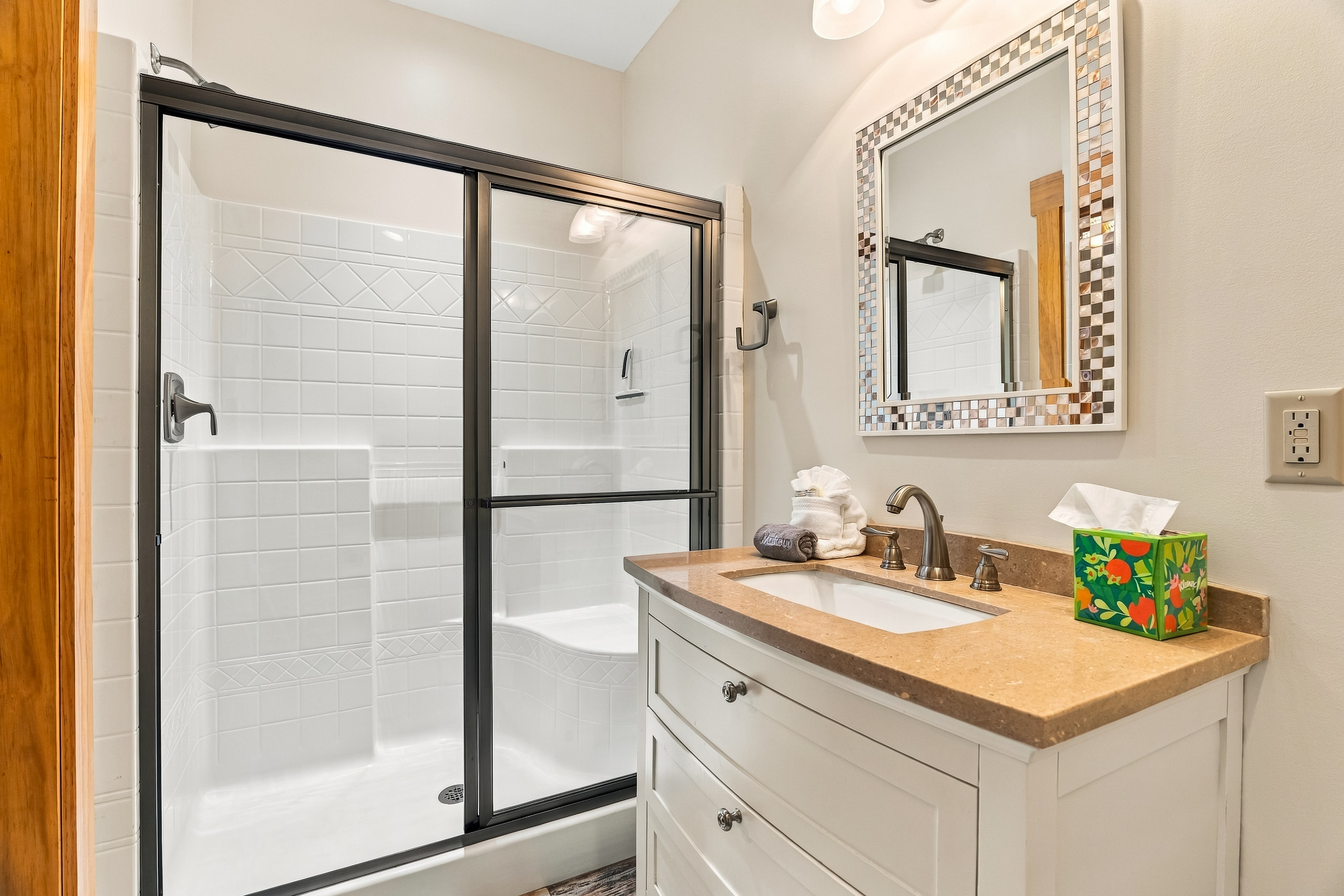 Bathroom 2 with step-in shower 