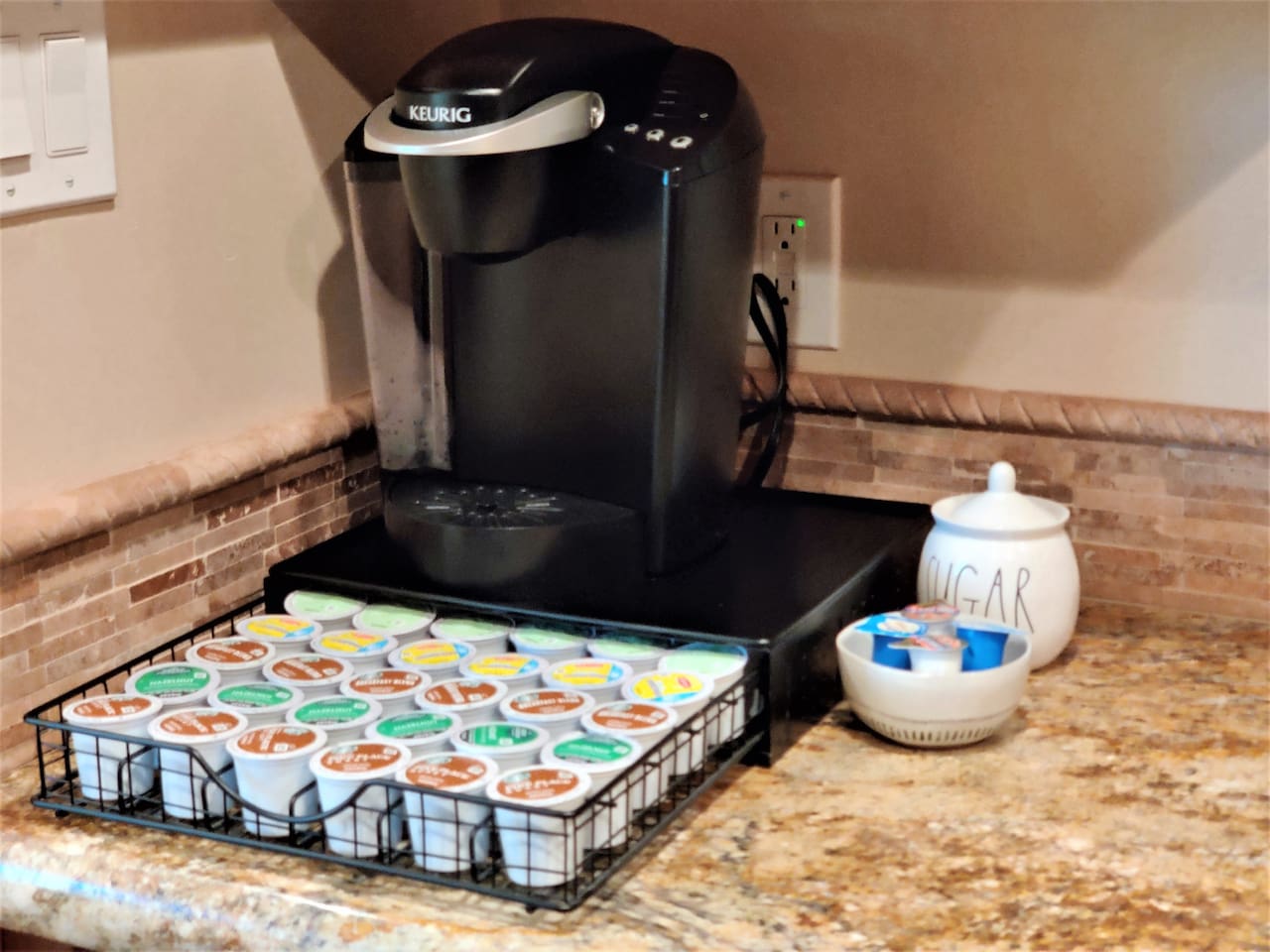 Plenty of beverages to choose from.