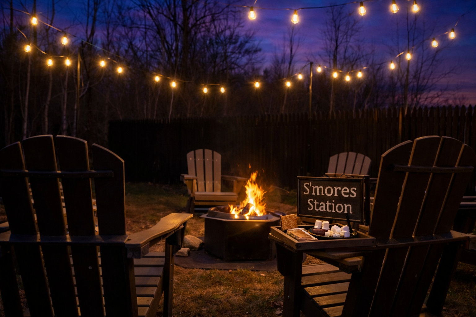 Gather under string lights around the seasonal fire pit for après ski drinks, late night laughs, and stories that last long after dark.