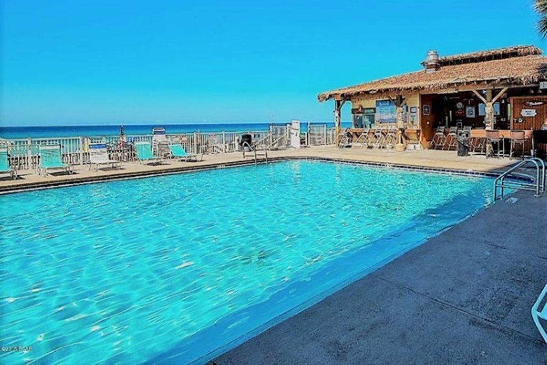 One of 2 large pools