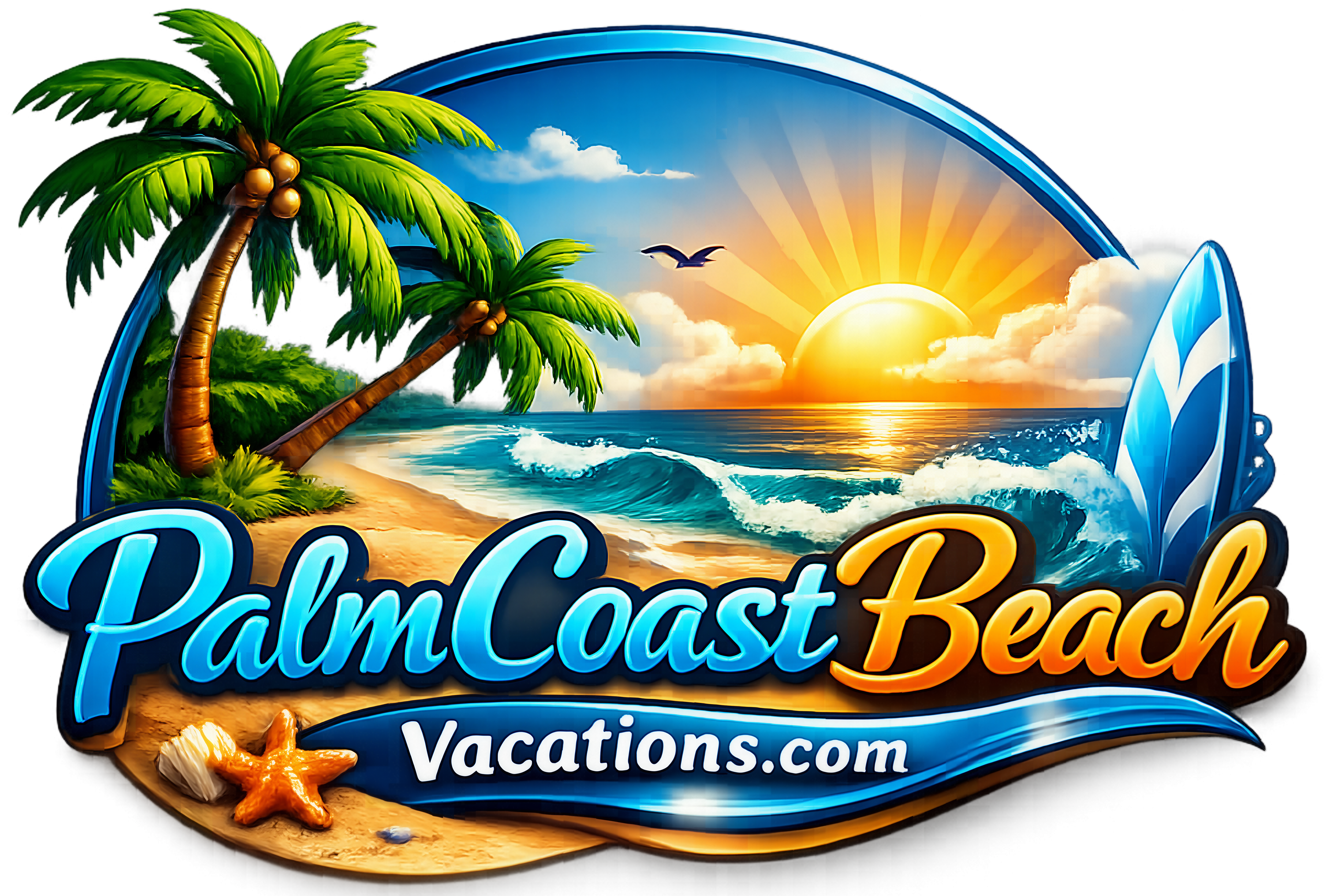 Palm Coast Beach Vacations logo