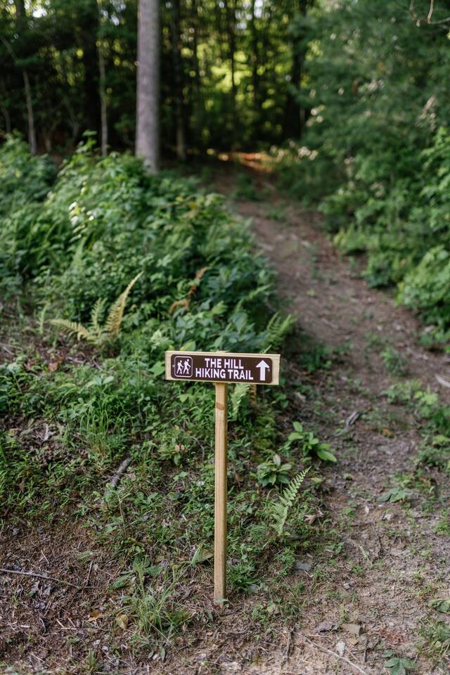Escape into the forest and enjoy our private hiking trails. If you're lucky you can spot wild turkeys, deer, and the occasional bear.