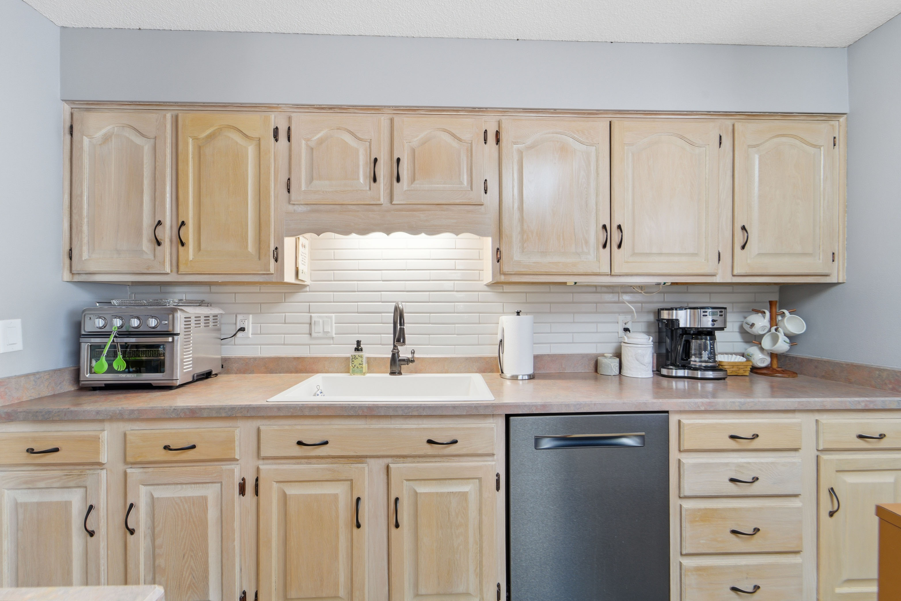 The Cozy Heights Retreat has all the kitchen gadgets and necessities you could ever ask for!