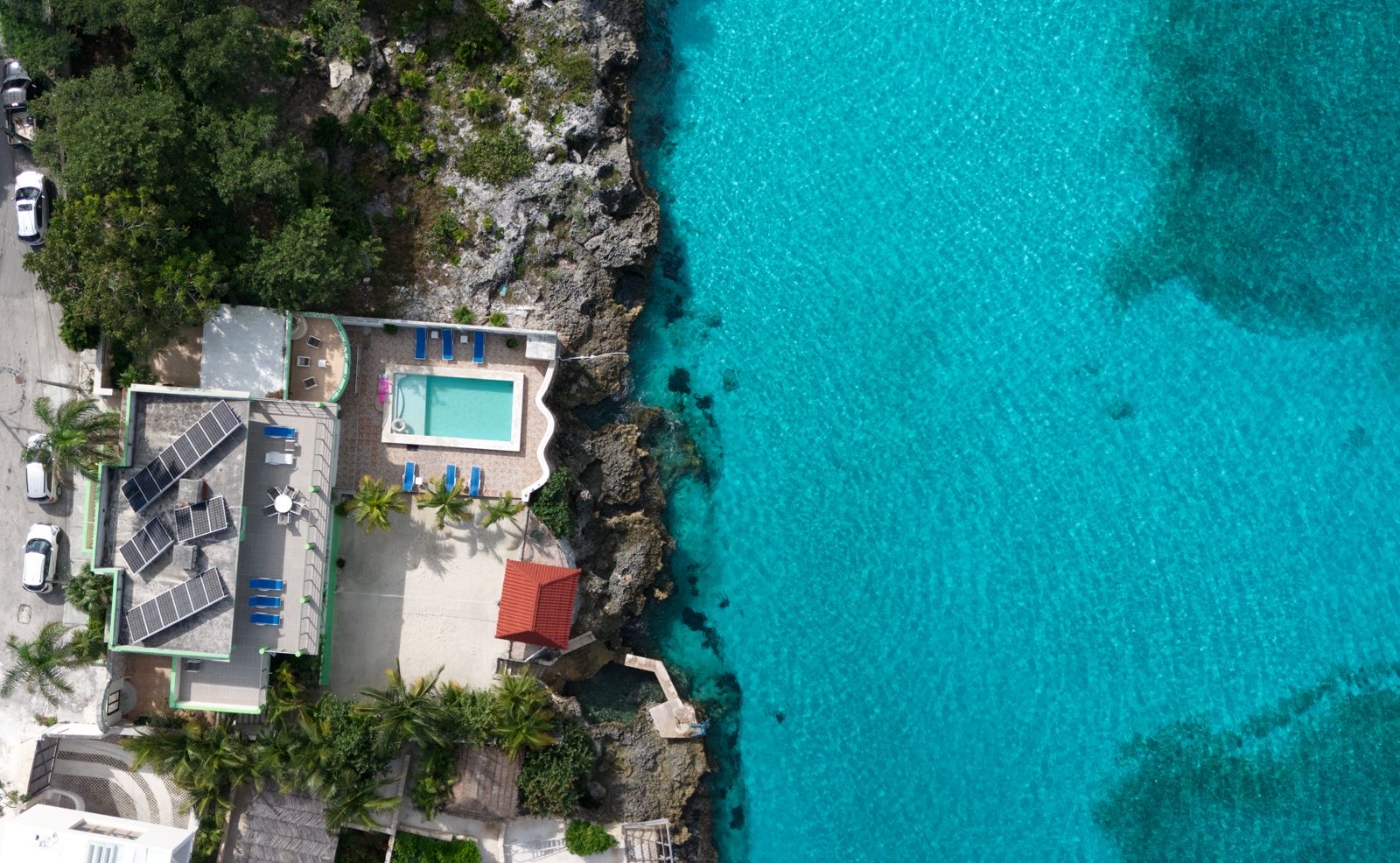 Sky View of Whole Villa