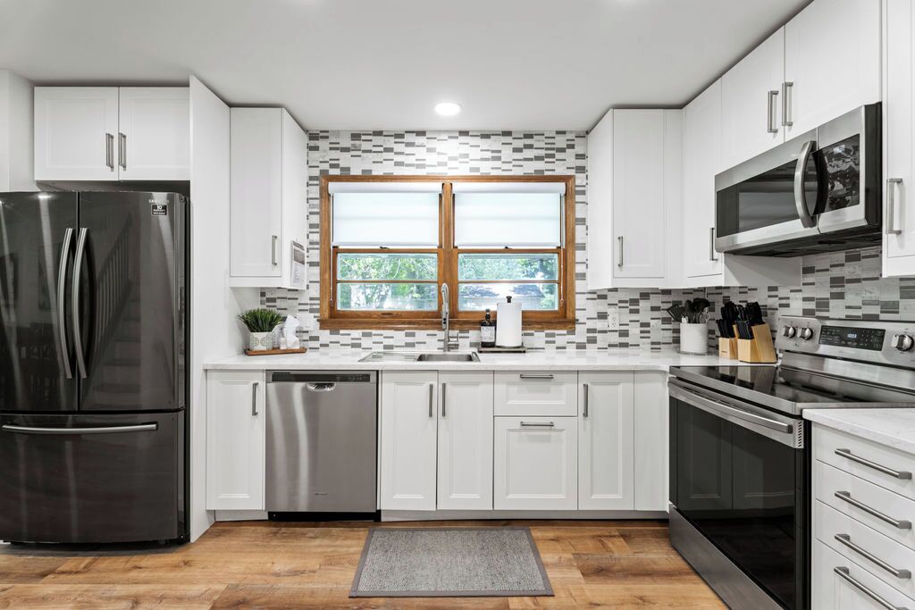 Spacious and fully-stocked kitchen