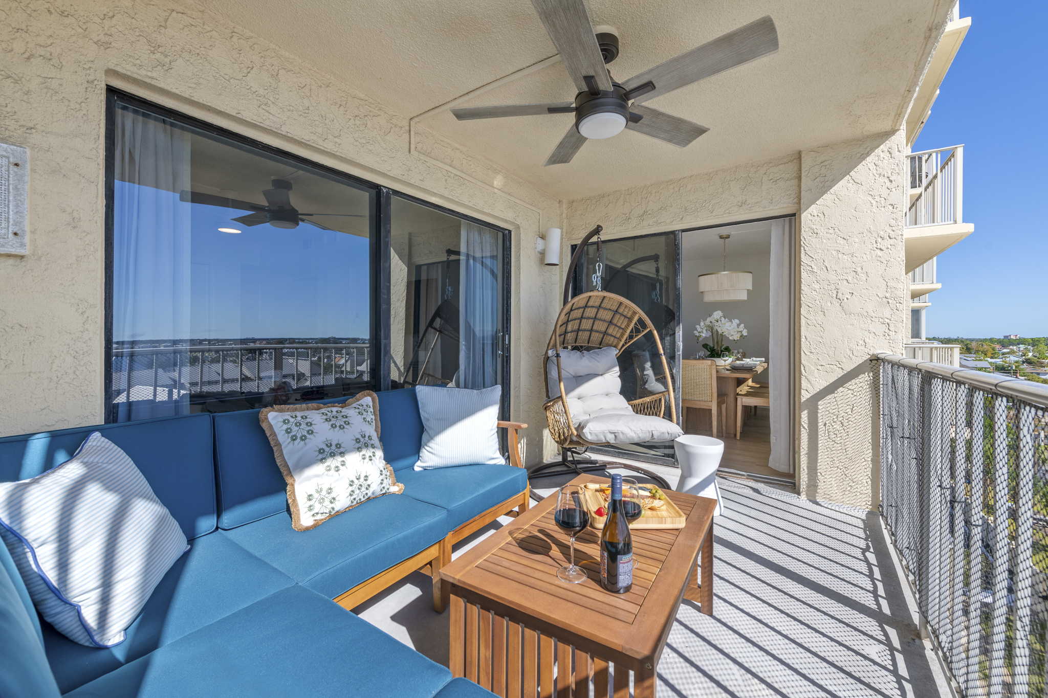 Private, peaceful, and picture-perfect, this balcony is your serene escape for morning coffee or sunset unwinding.