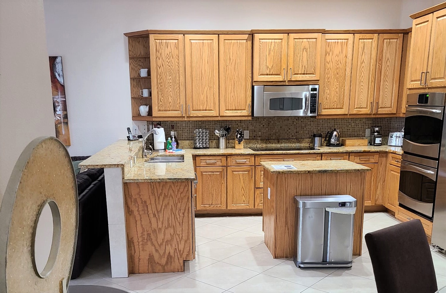 Kitchen with all the appliances you need