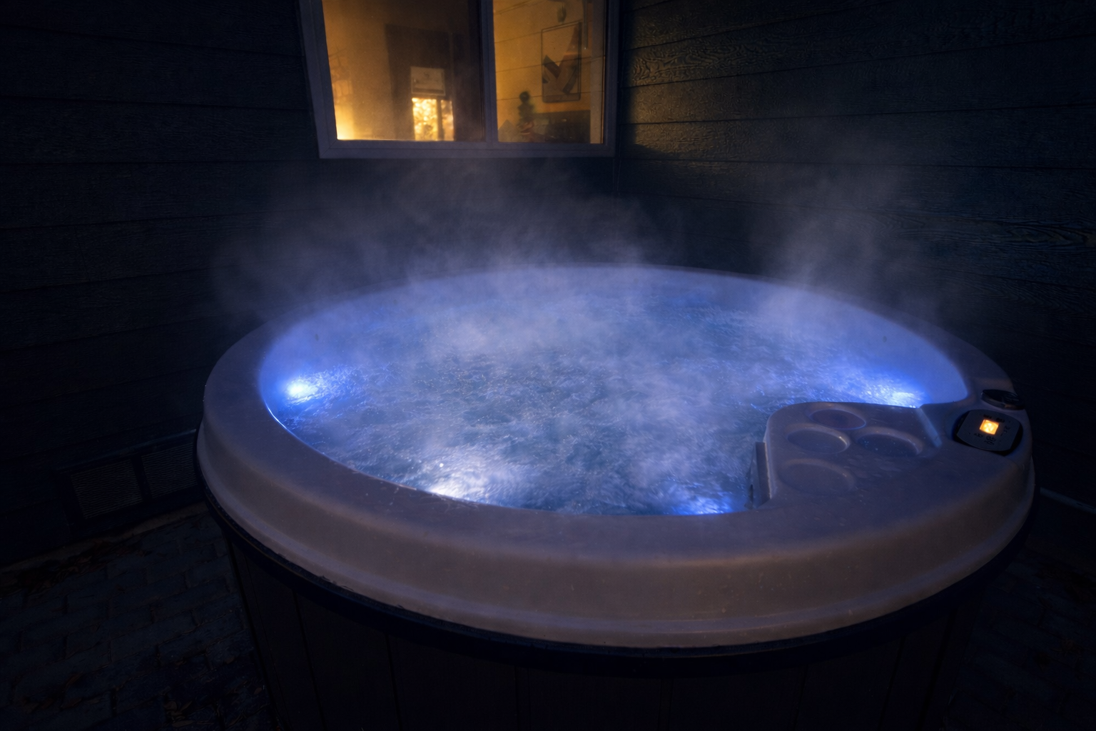 Perfect way to relax after a long day of adventure!