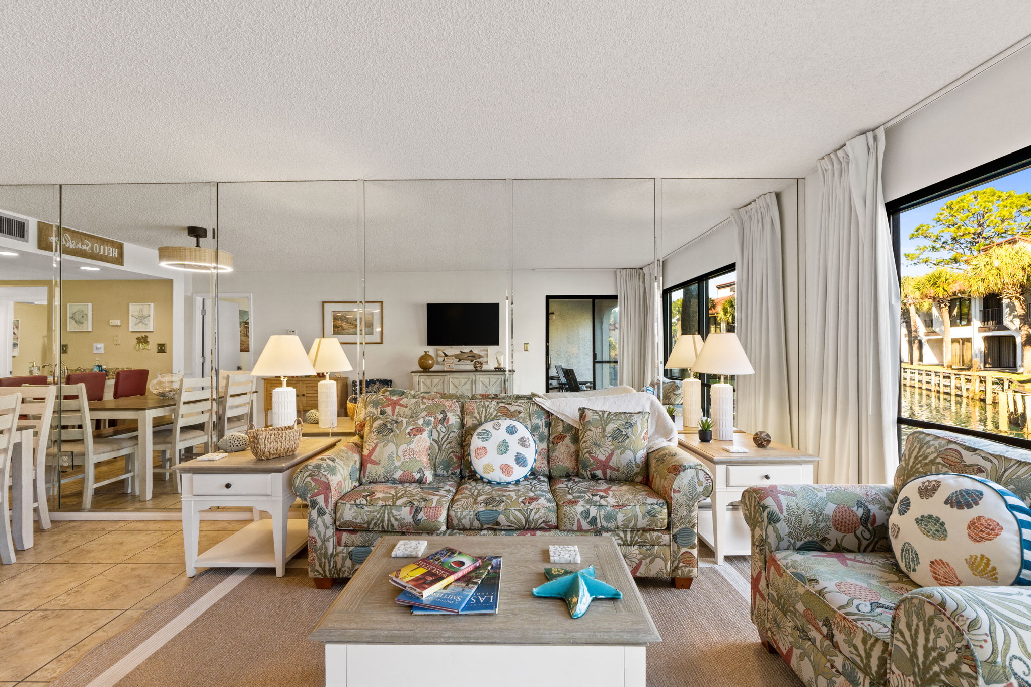 Living Room with Queen Sleeper Sofa