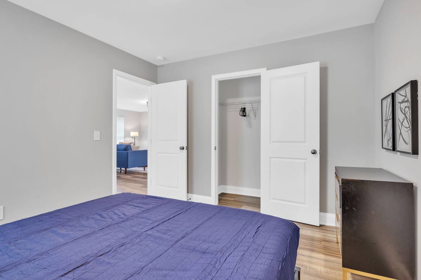 Right side of duplex - Queen bedroom
